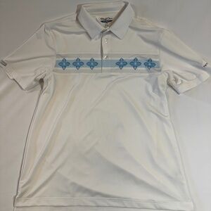Straight Down Tetherow Polo Shirt White